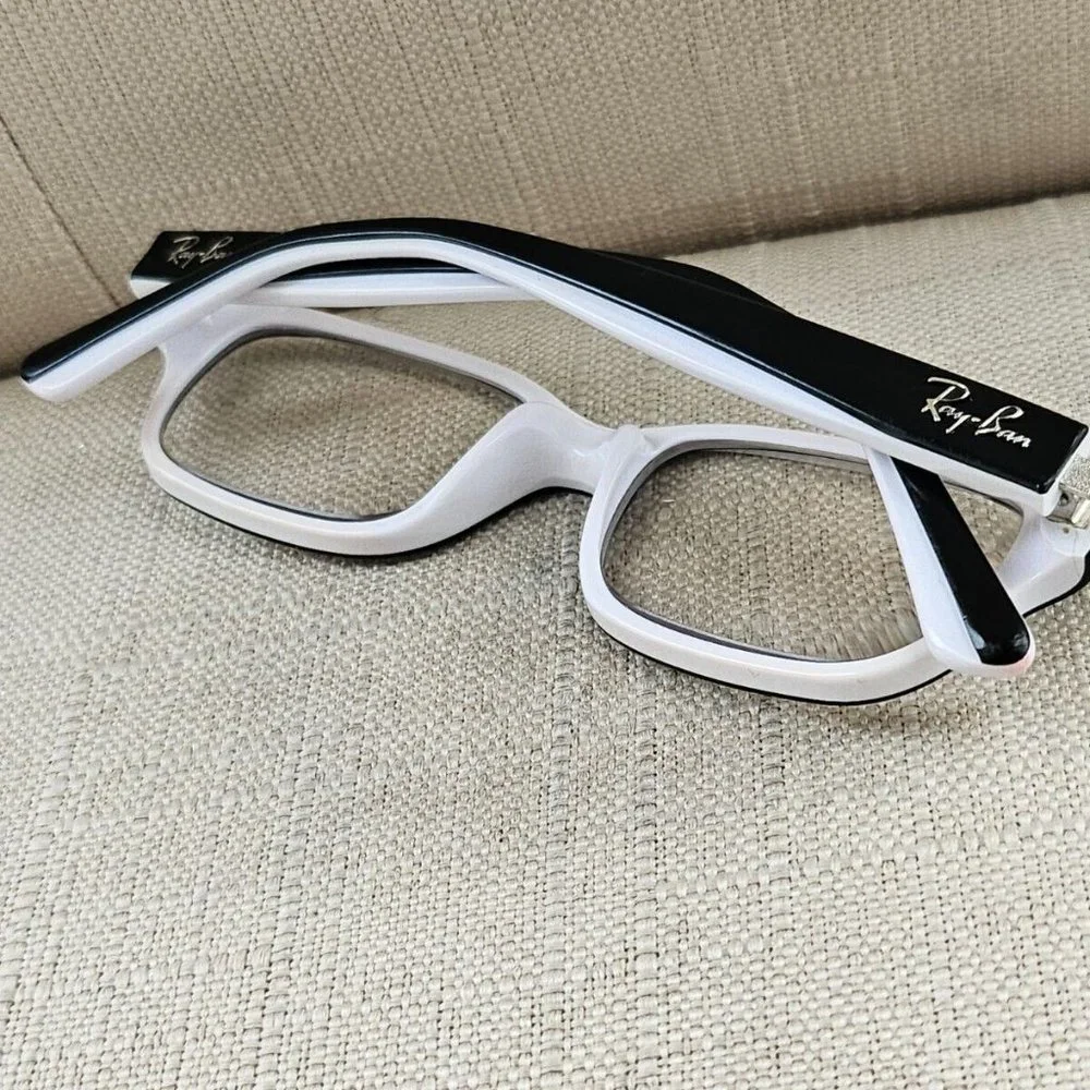 Ray-Ban Youth Eyeglasses Frame Black/White Glasses RB1527 45[]15 125